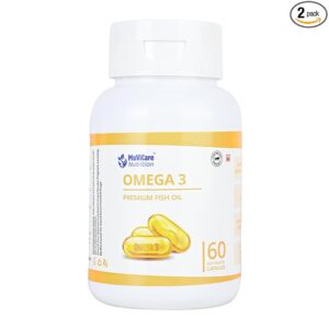 Omega-3 Fish Oil 1000mg, 60 Capsules